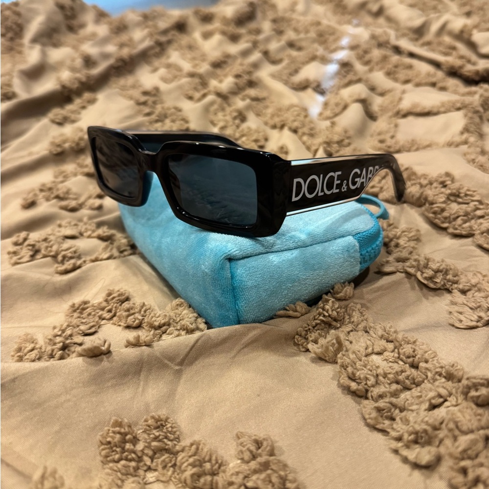 Dolce & Gabbana Glossy Black Sunglasses